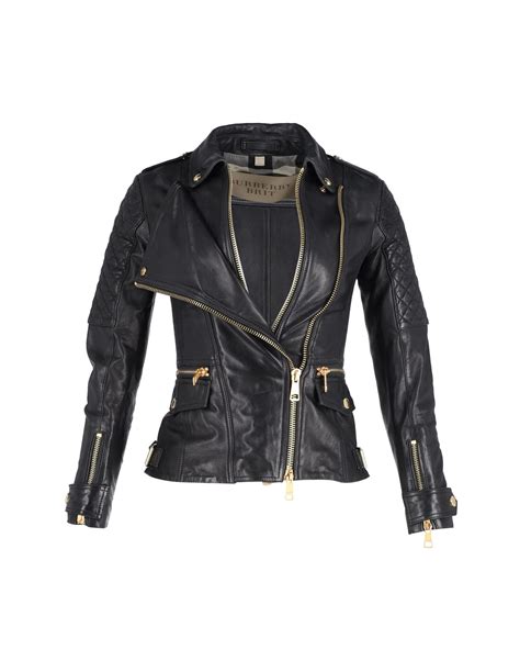 Burberry Burberry Remington Moto Biker Jacket In Black 